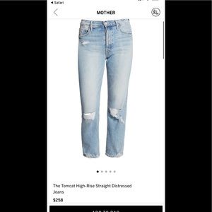 The Tomcat straight-leg jeans by Mother